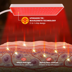 Aumtrly red light 660nm on face may support skin-friendly warmth and glow.