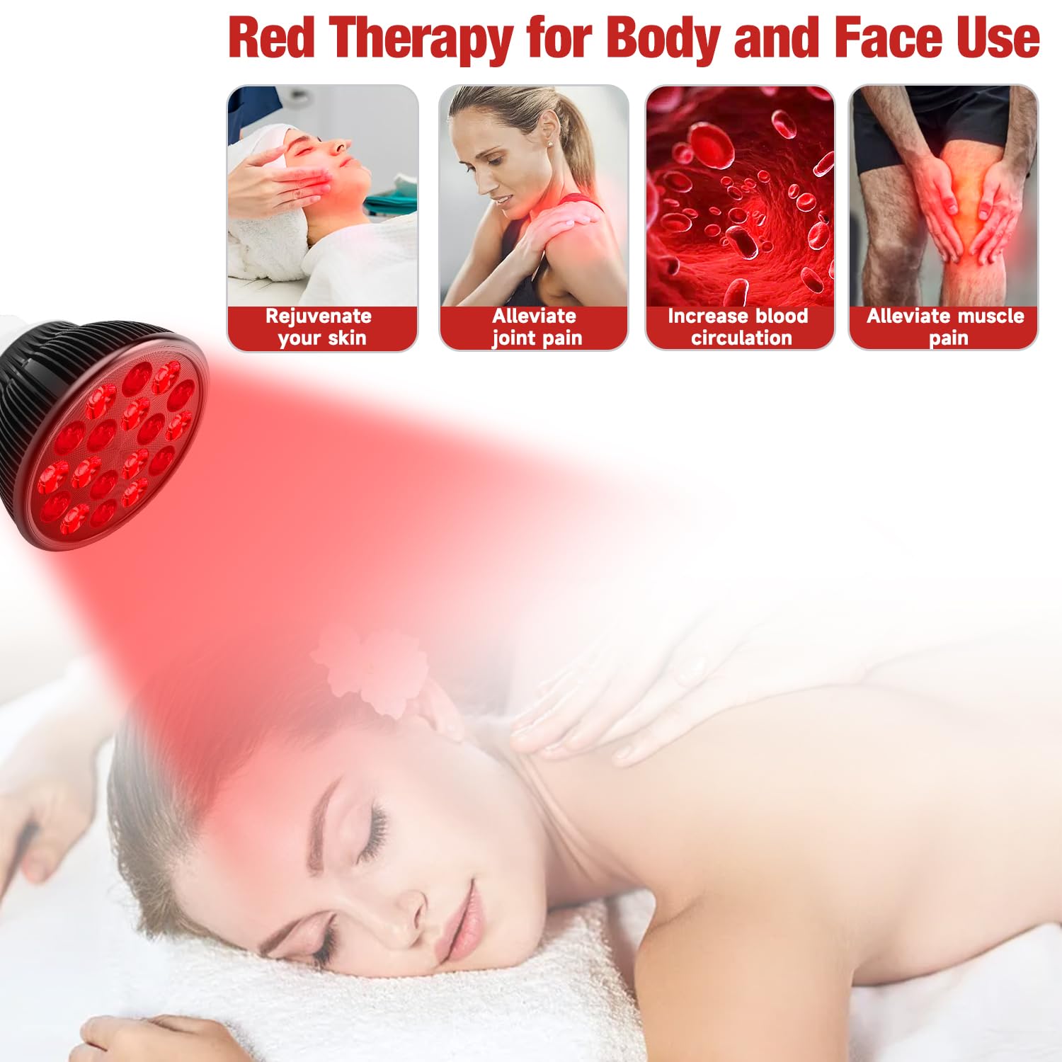 Aumtrly bulb emphasizes 850nm infrared for deeper tissue reach