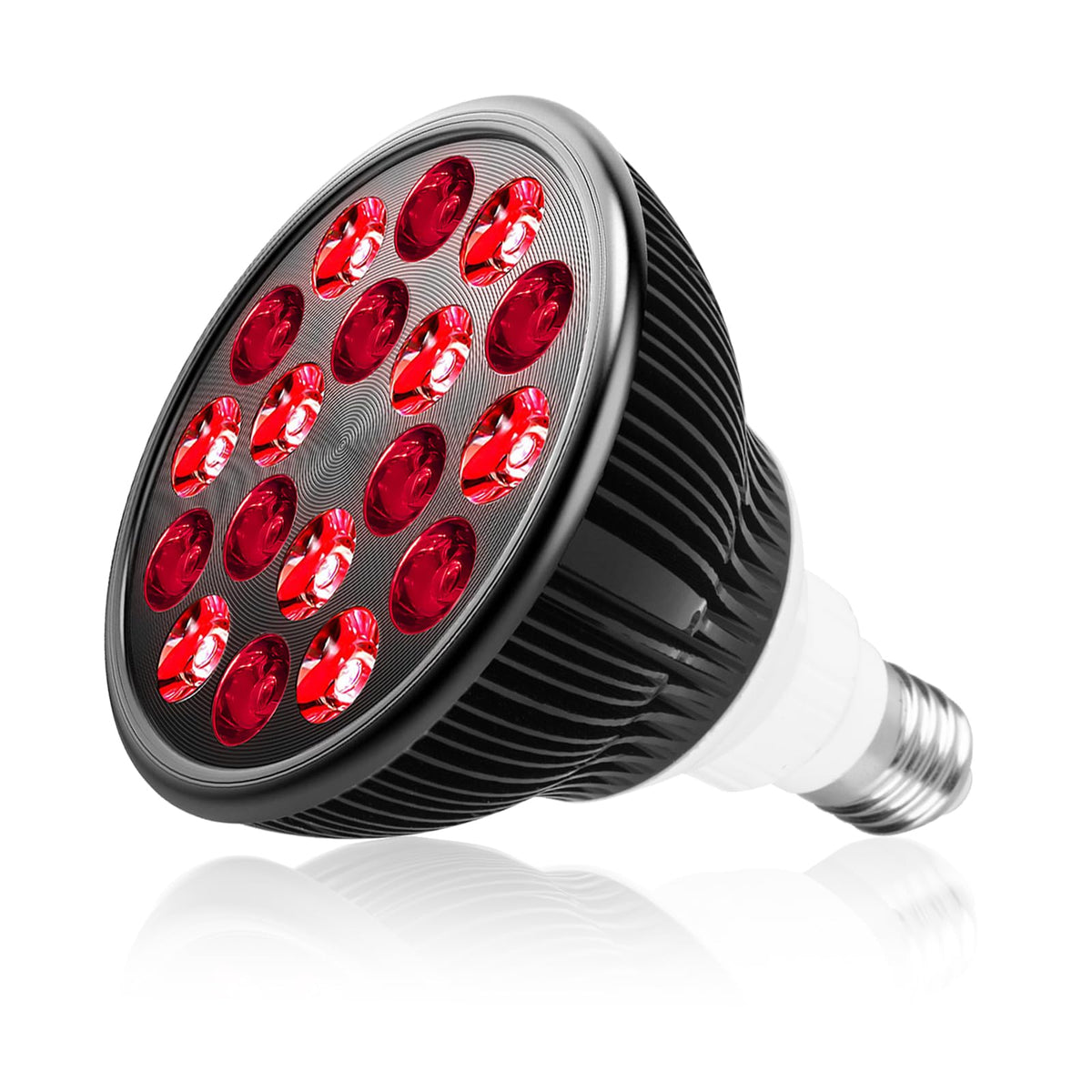 Aumtrly red light therapy bulb with 660nm and 850nm wavelengths for versatile home use
