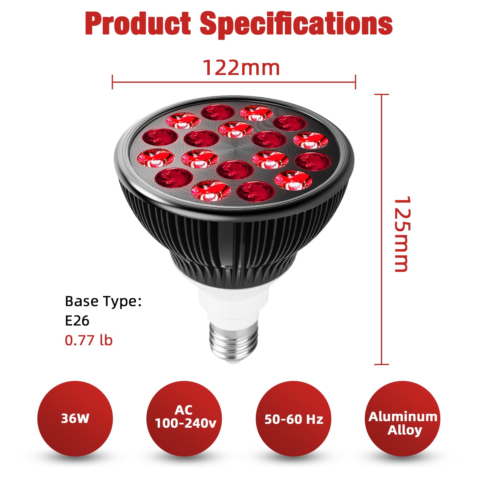 Aumtrly bulb operates quietly for home or office use