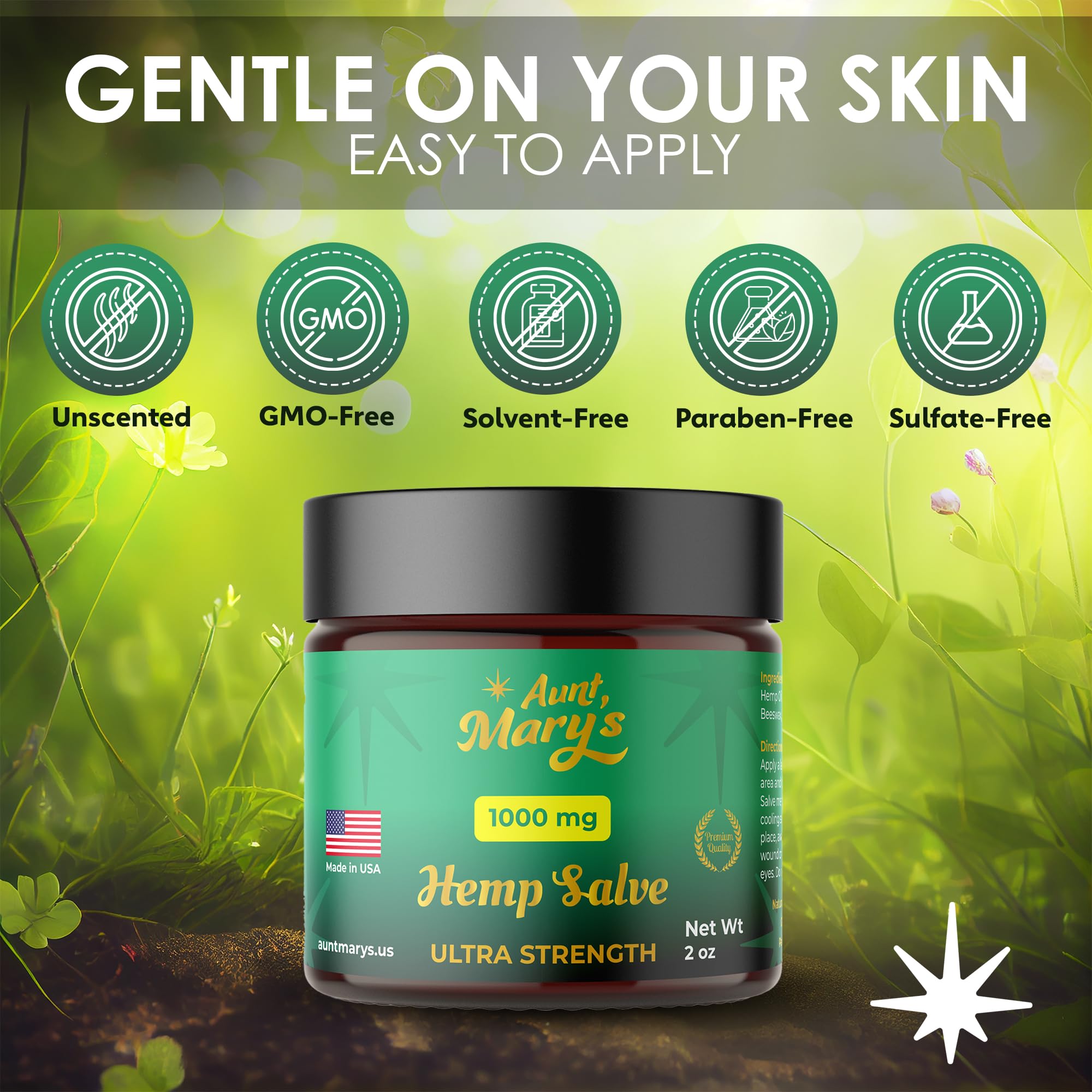 Aunt Mary’s hemp salve applied to the elbow for targeted comfort during activity.