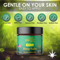 Aunt Mary’s hemp salve applied to the elbow for targeted comfort during activity.