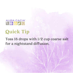 Aura Cacia lavender room spray on a shelf ready to refresh spaces.