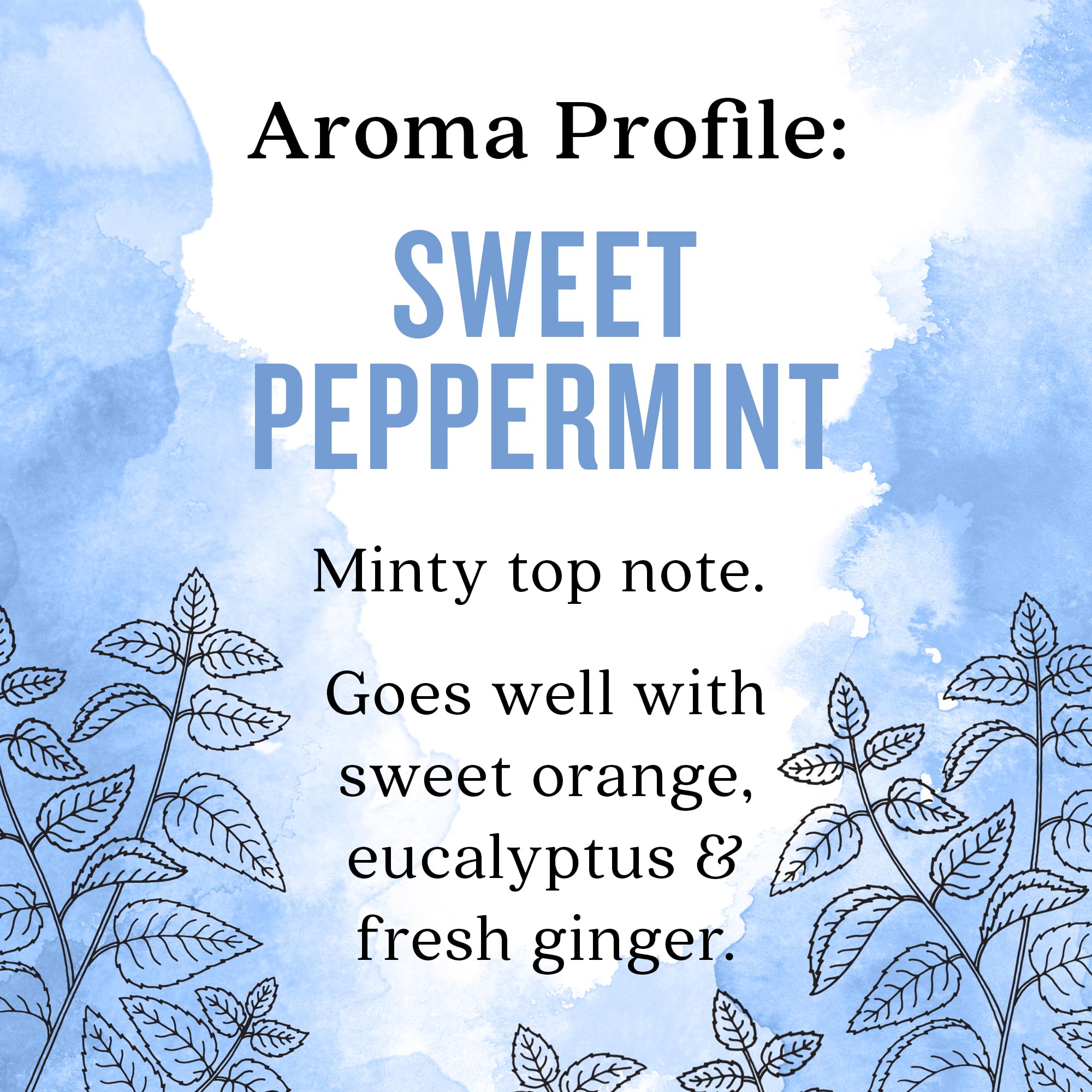 Aura Cacia Sweet Peppermint bottle cap highlighting secure, portable packaging