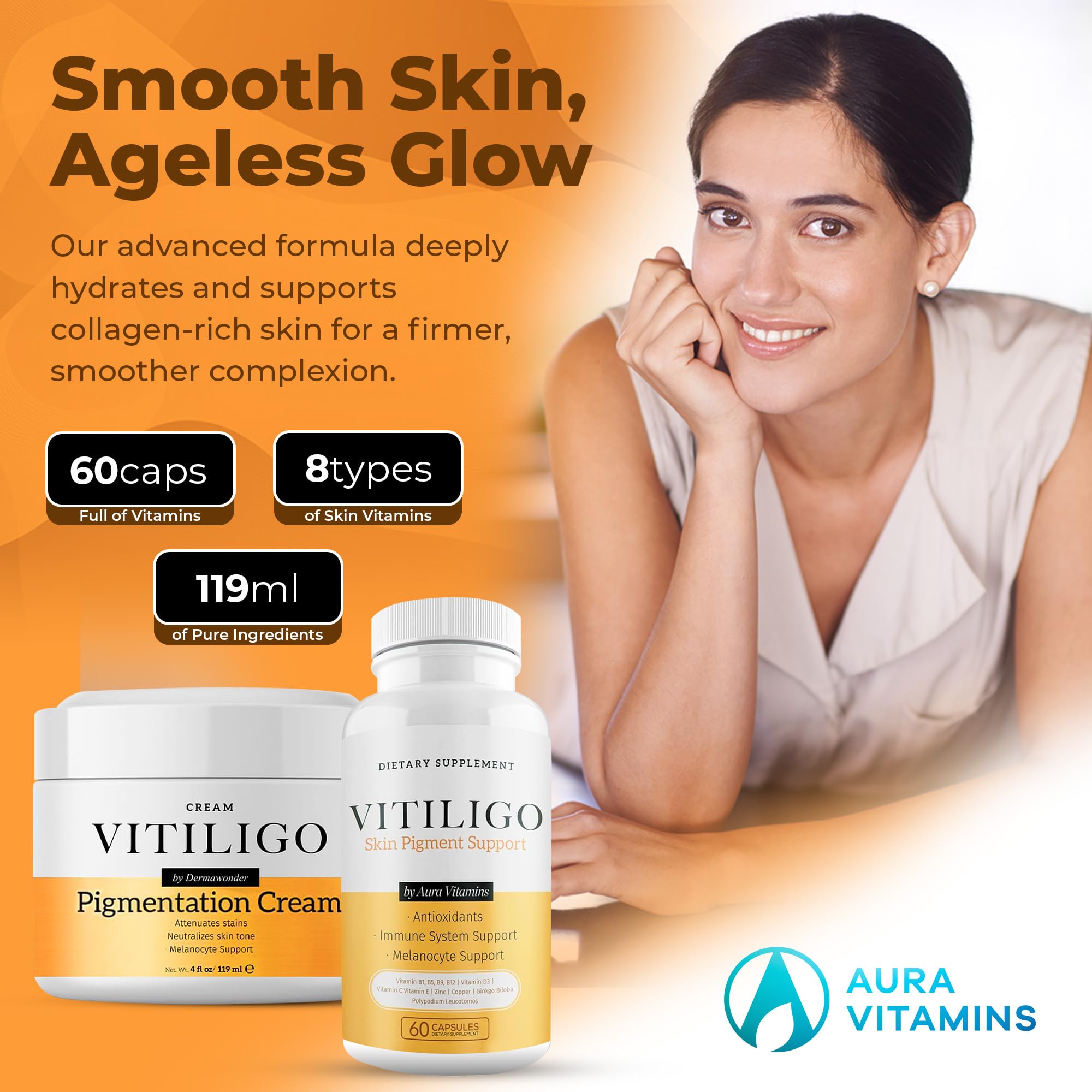 Aura Vitamins Dermawonder antioxidant blend supports skin resilience