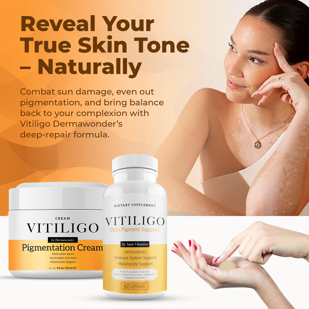 Aura Vitamins Dermawonder cream application supports gentle upward massage for even skin tone