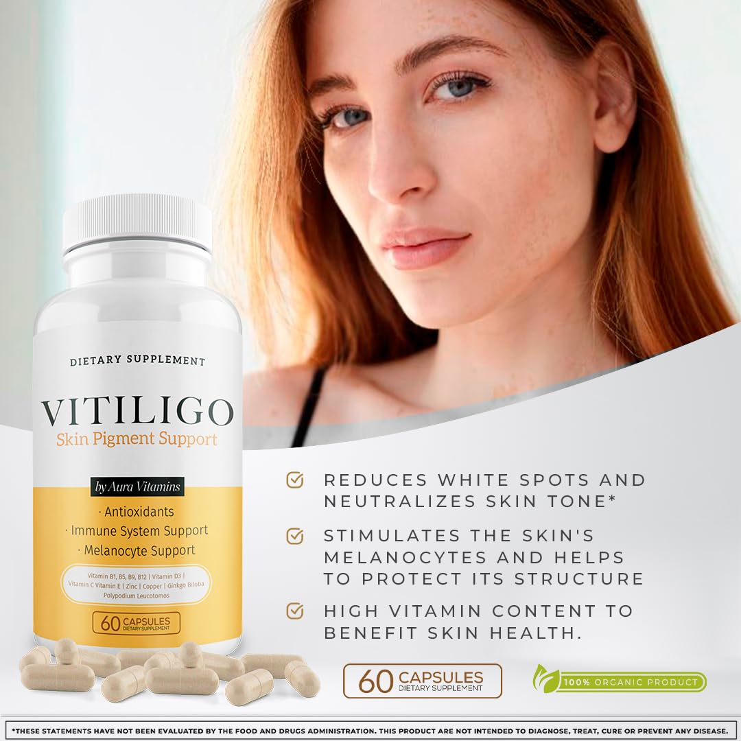 Aura Vitamins Dermawonder Vitiligo daily routine setup supports consistency.