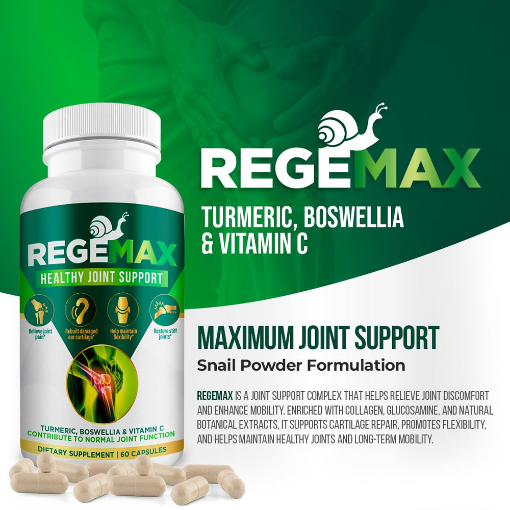 AURA VITAMINS REGEMAX capsules close-up for easy daily use
