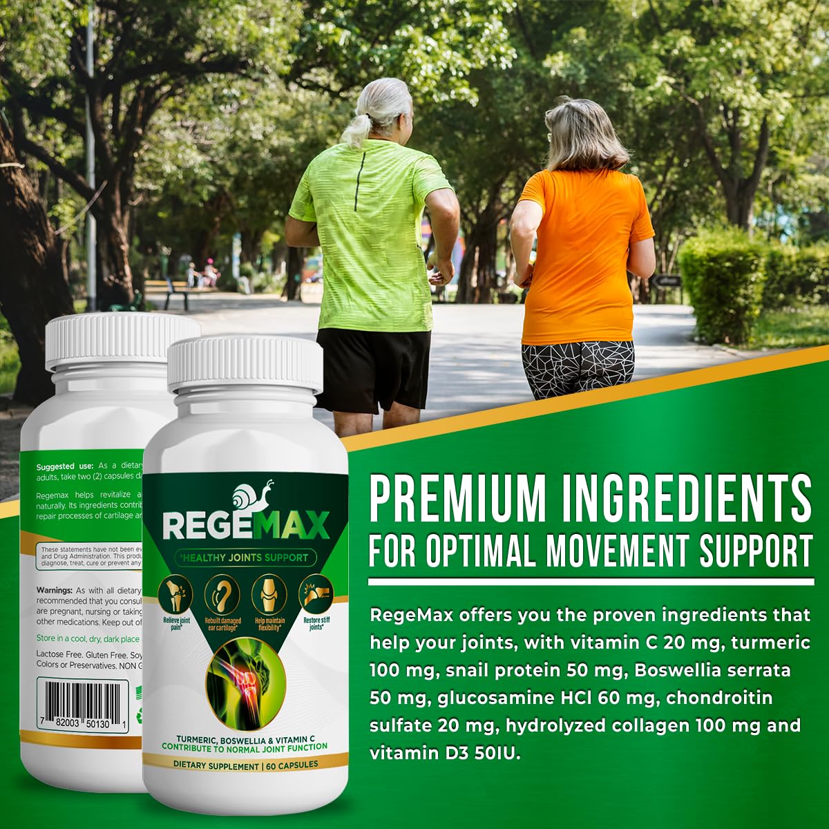 Aura Vitamins Regemax packaging box and sleeve.