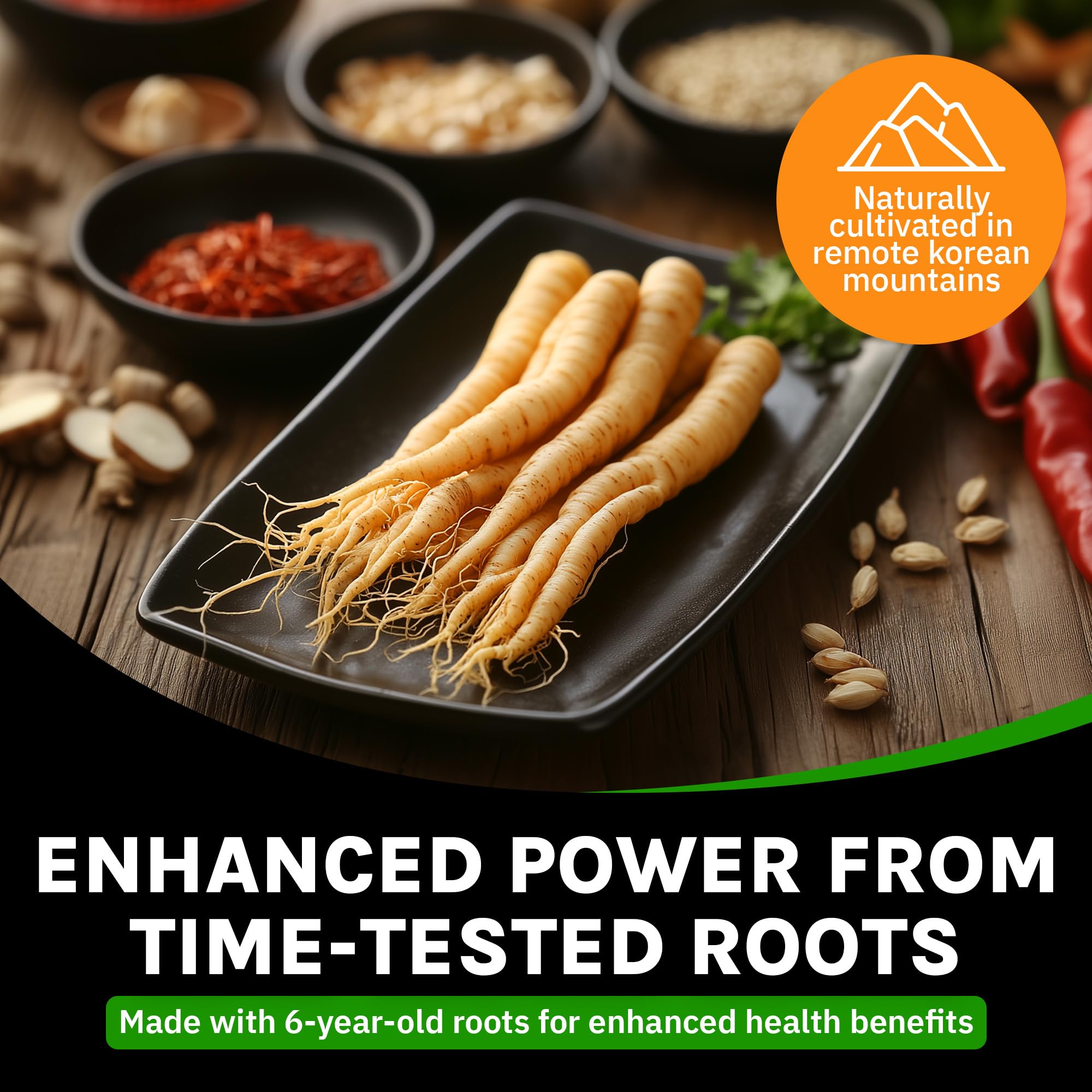 Auragin packaged Korean red ginseng box conveys premium product.