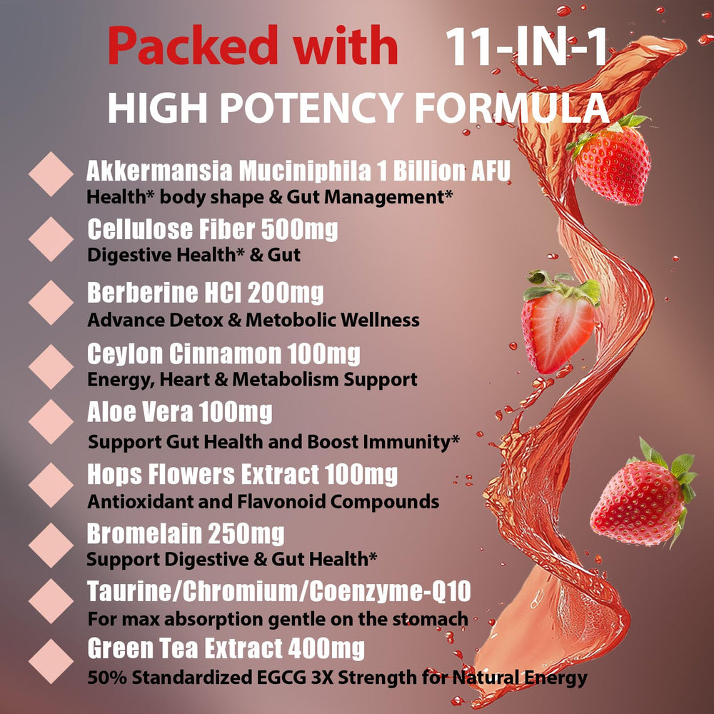 AuraraNeNourish 2-pack GLP-1 gummies back panel with ingredients and quality info