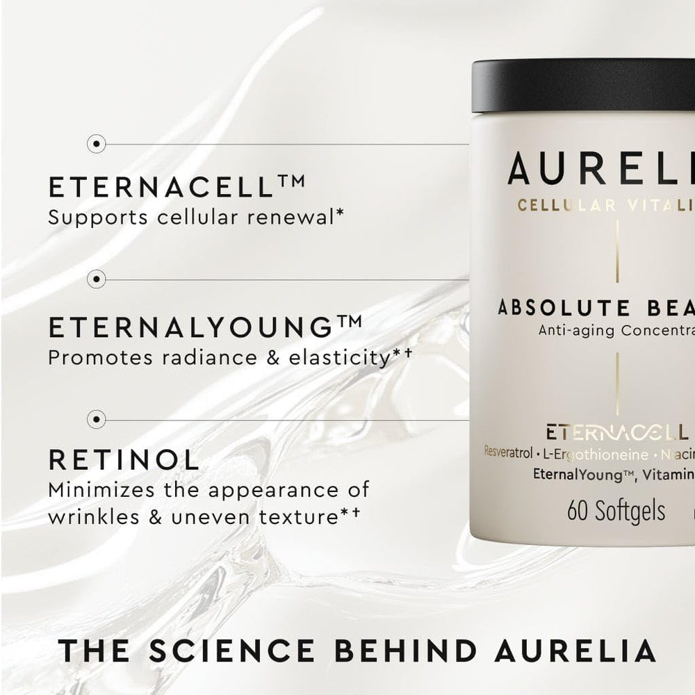 AURELIA Absolute Beauty ingredient panel emphasizes ergothioneine and niacinamide for antioxidant defense