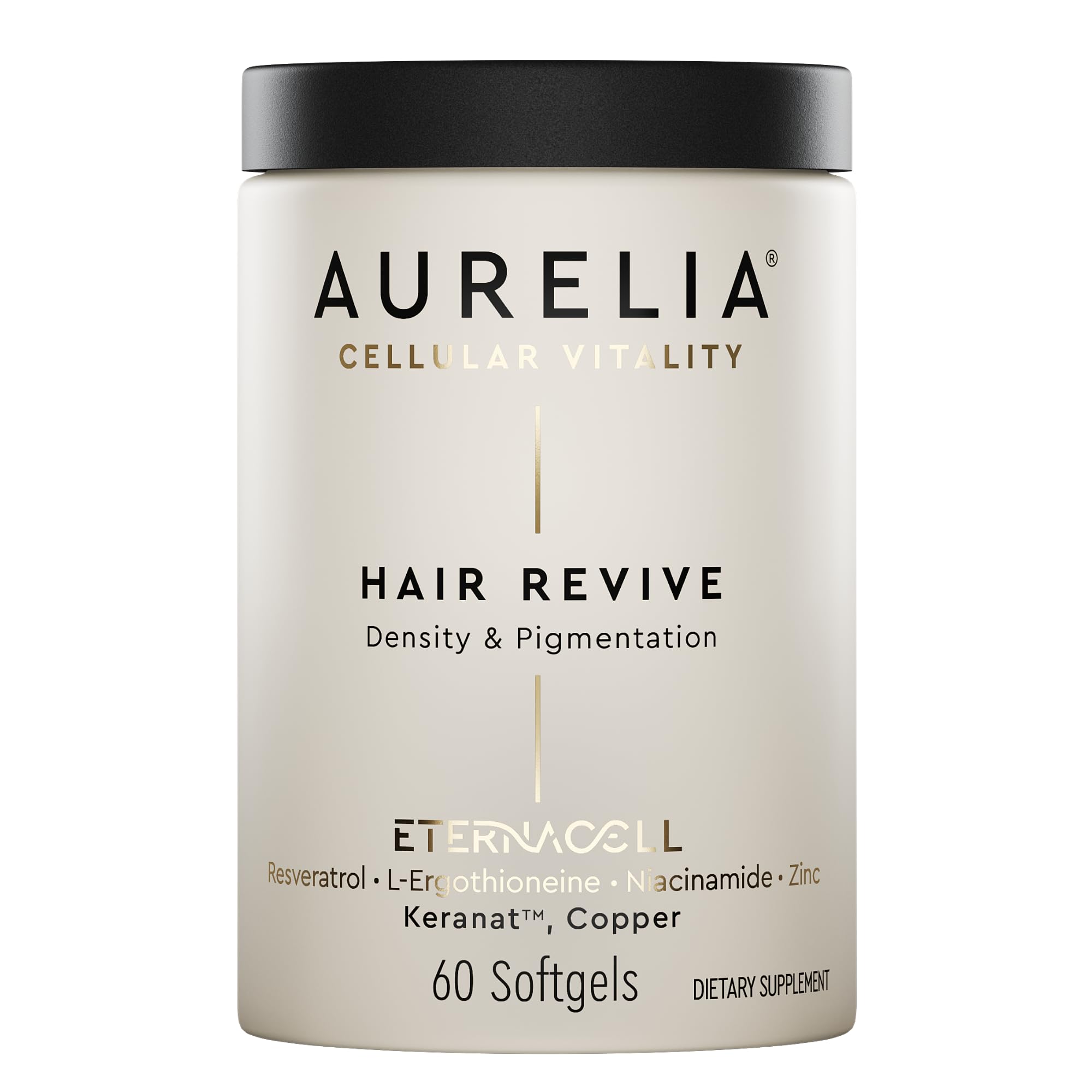 AURELIA Hair Revive bottle front for fuller-looking hair.