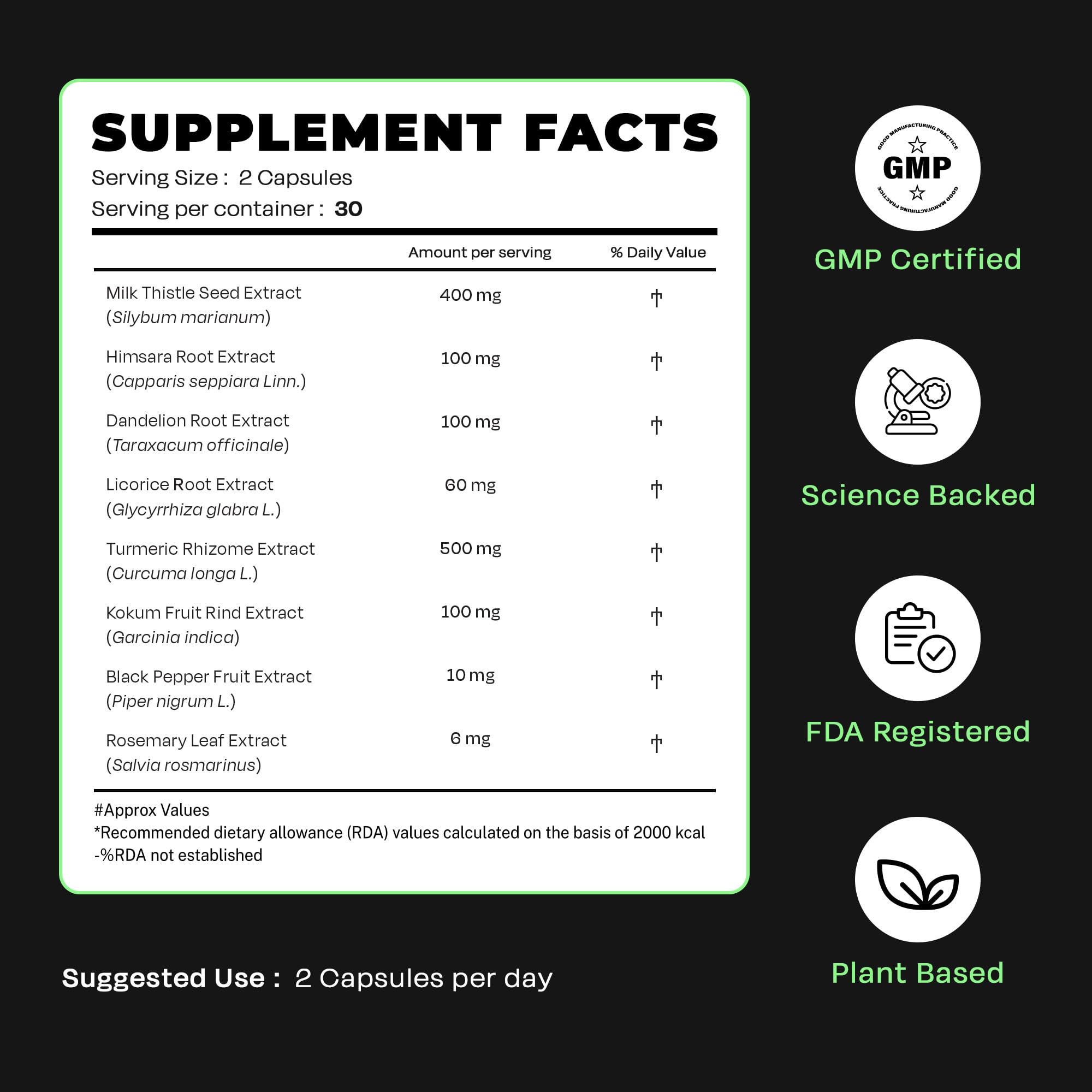 Auric Liver Support capsules inside a bottle ready to use.
