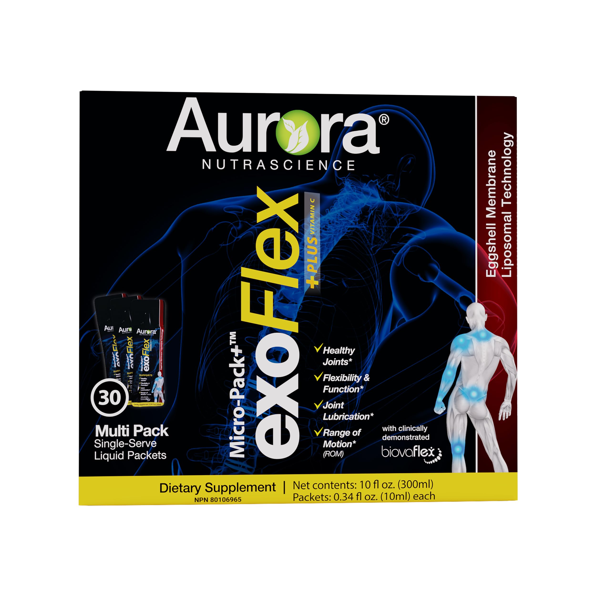 Aurora Nutrascience eggshell membrane base visual highlighting natural joint support ingredients