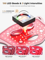 Aurphany eye shields protect eyes during bright light sessions.