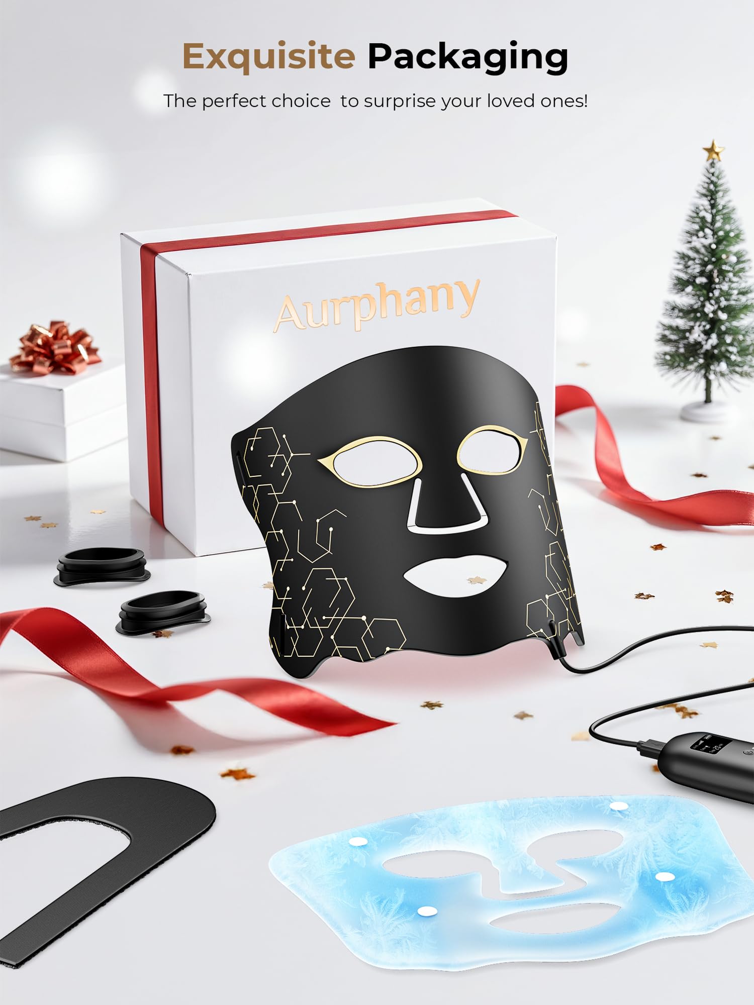 Aurphany LED mask cooling gel pack for post-session refreshment