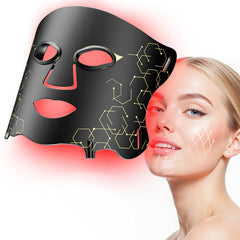 Aurphany LED mask front view with multi-mode light options for targeted skin concerns