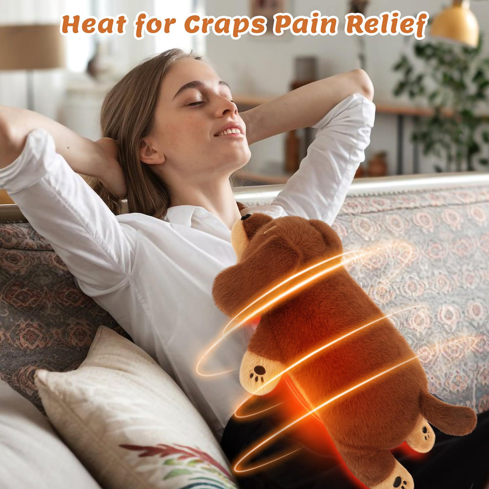 Auspicious Beginning 2lb weighted dachshund heat pad demonstrates steady warmth