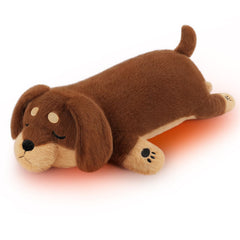 Auspicious Beginning dachshund heating pad front view shows a cozy warmth companion