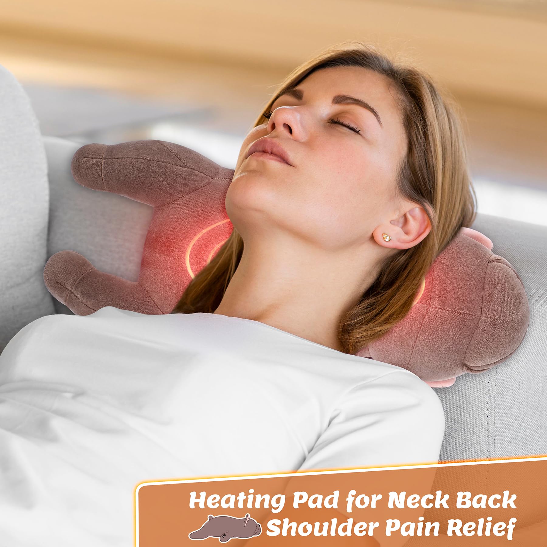 Auspicious Beginning therapist-inspired design offers moist heat for comfortable relaxation.