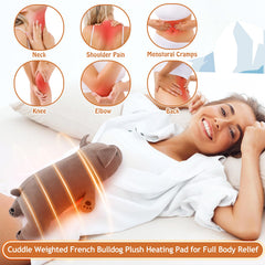 Auspicious Beginning weighted plush provides gentle warmth for relaxation during busy days.