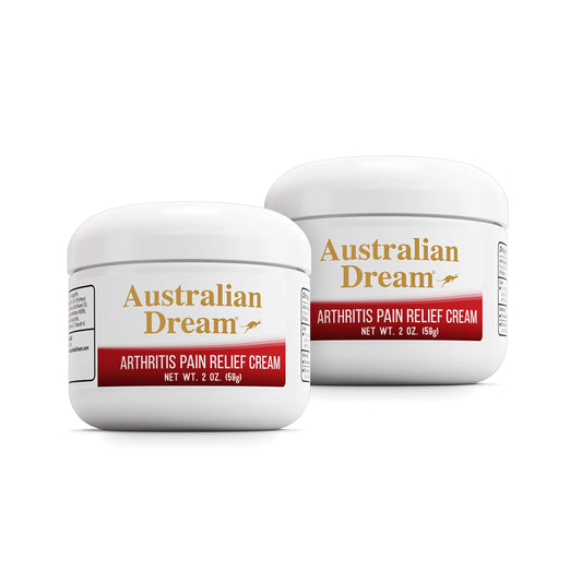 Australian Dream arthritis pain relief cream 2oz jar—portable joint comfort