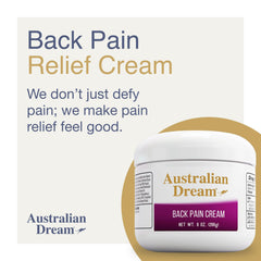 Close-up of non-greasy texture of Australian Dream cream