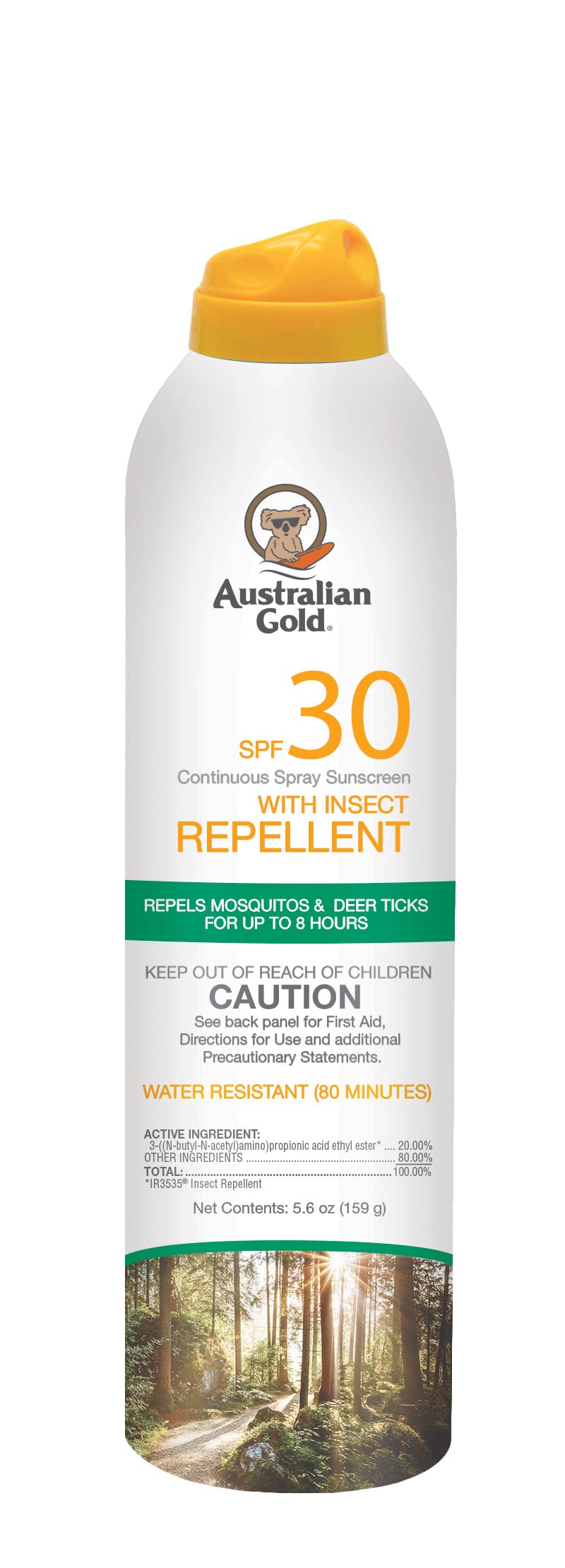 Australian Gold discreet fragrance helps mask odor while protecting outdoors.
