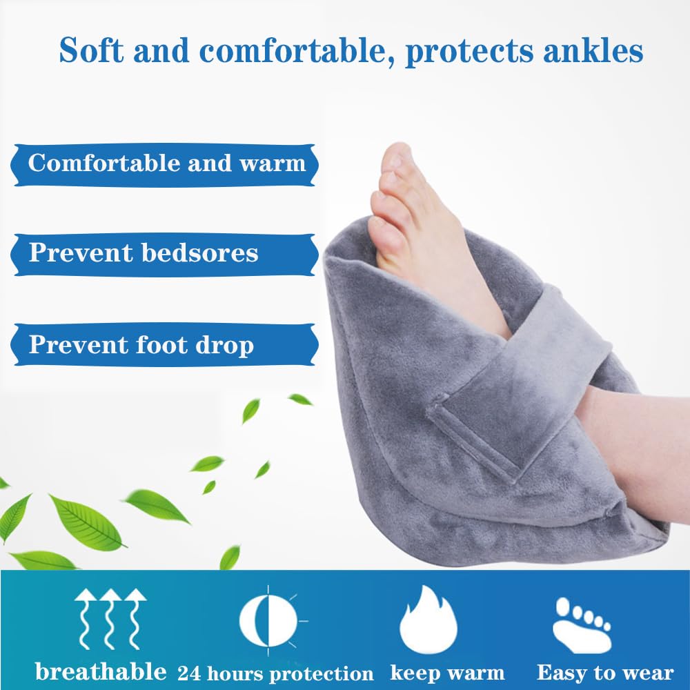 AUSTYLCO easy-on, easy-off heel protector fits most foot shapes.