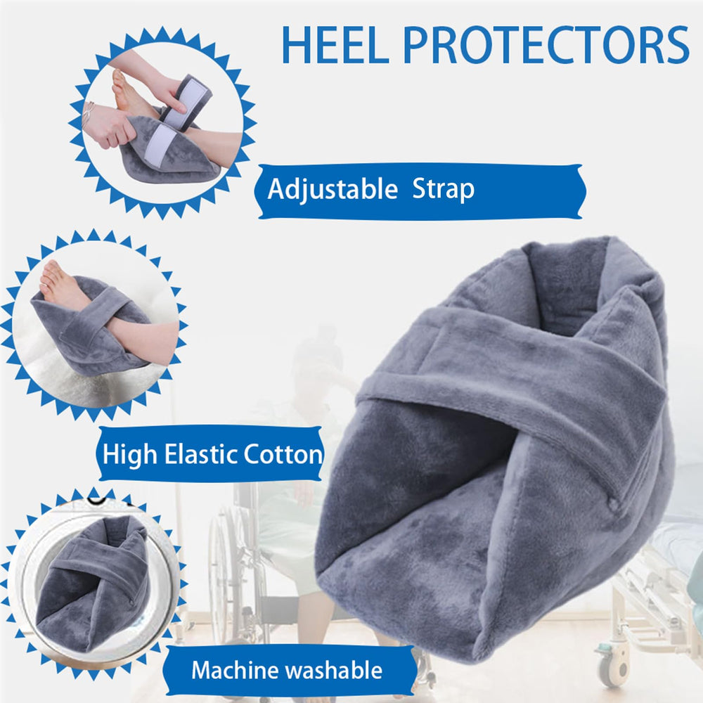 AUSTYLCO heel protector features an open heel design to reduce heel pressure.