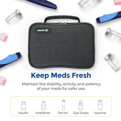 AUVON case fits easily in backpack or suitcase.
