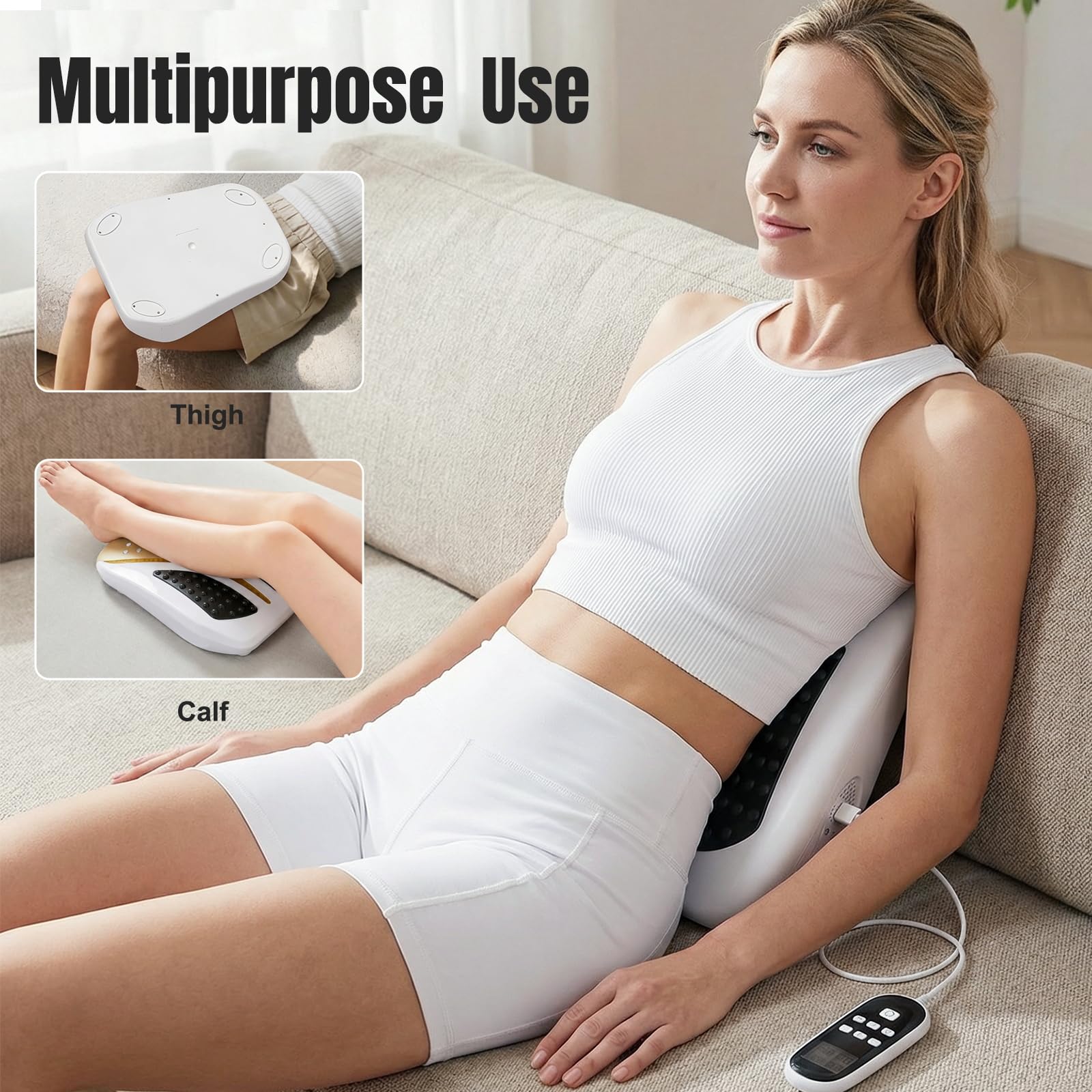 Auxoliev electrode patches extend relief to other body parts