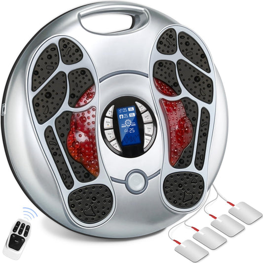 Auxoliev EMS Foot Massager front view for at-home use