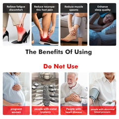 Auxoliev therapy use calves legs demonstrates versatile placement.