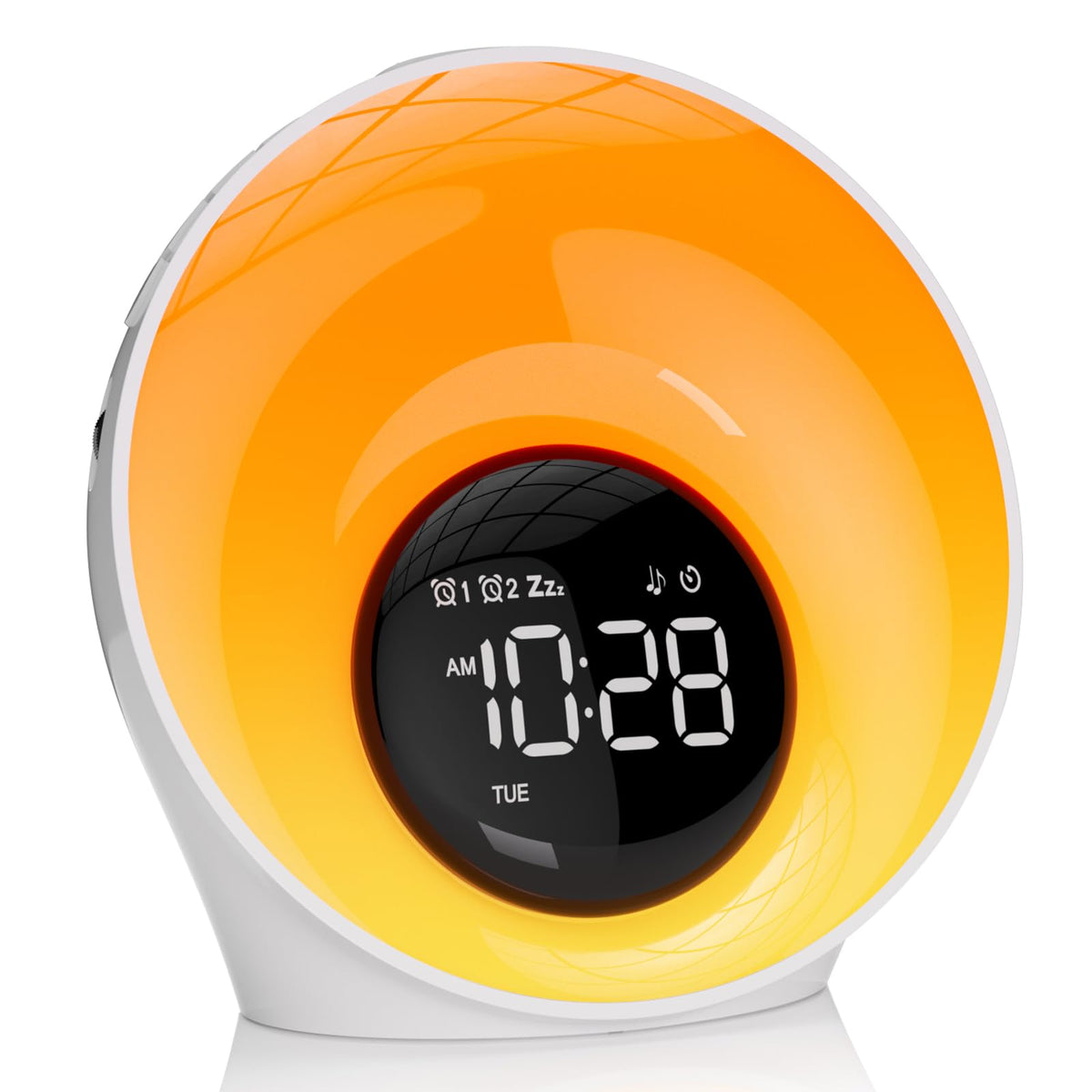 AUYLE Wake Up Light Sunrise brightness ramp for a natural morning boost.