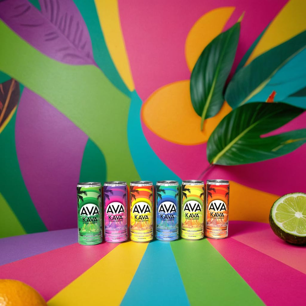 AVA Kava balance bottle pour: smooth, alcohol-free relaxation after work