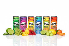 AVA KAVA variety-pack can for fast, alcohol-free relaxation and social sipping.