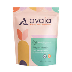 Avaia beta-glucan fiber close-up emphasizes gut-friendly prebiotic fiber.