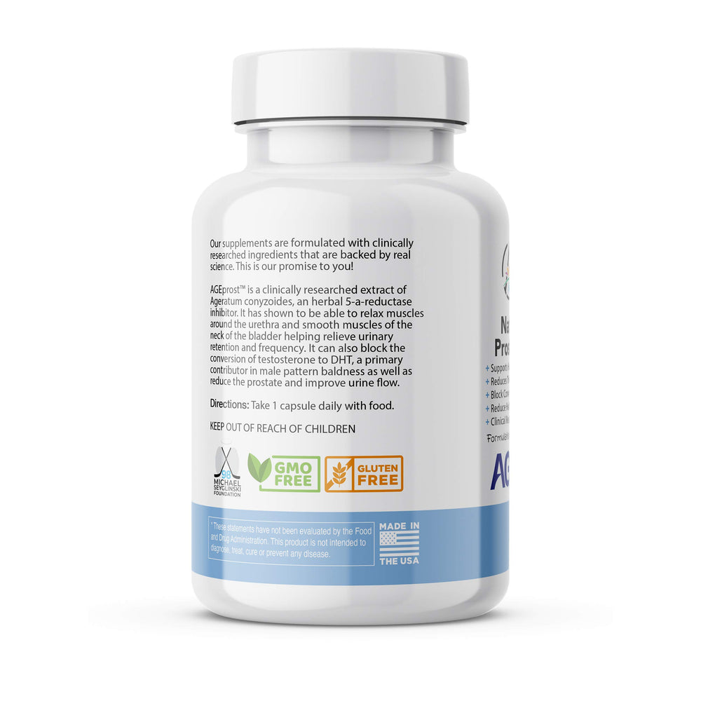Brand packaging photo of Avani Health Prostate Support line.
