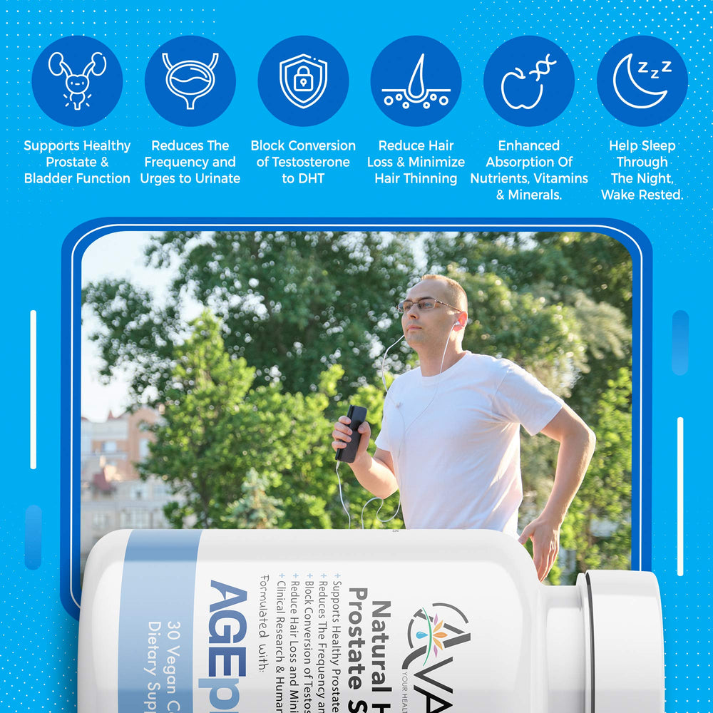 Night sleep scene with Avani Health product suggesting better rest.
