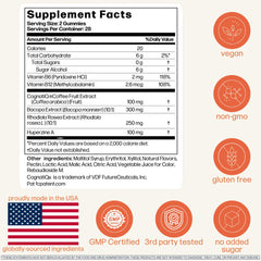 USA-made seal on Avantera Elevate Gummies signals trusted manufacturing.