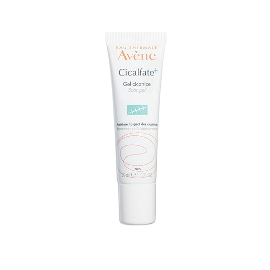 Avène Cicalfate+ Scar Gel packaging conveys trust for sensitive skin.