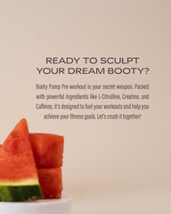 Aventus Booty Pump mixed with water for a quick, tasty pre-workout ritual.