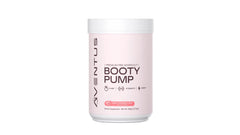 Aventus Booty Pump watermelon powder in the tub ready for pre-workout energy.