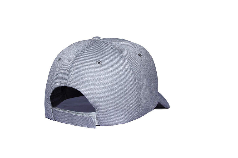 AverPak InsectGuard cap worn by a hiker in grey for outdoor use