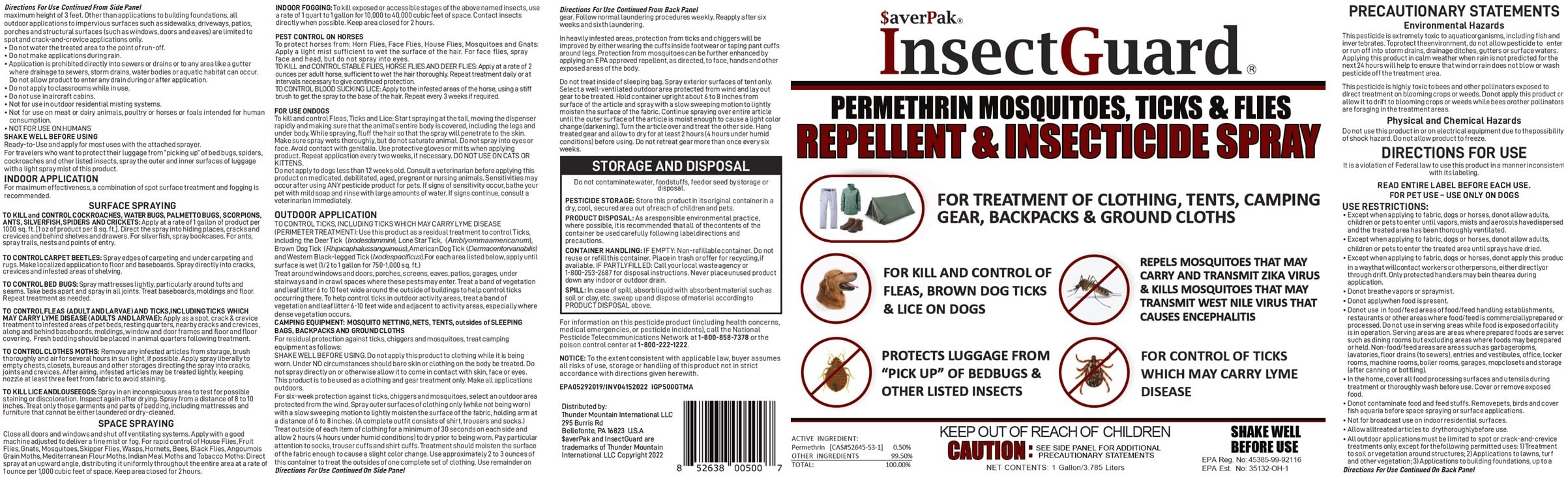 AverPak InsectGuard dog treatment for fleas ticks and lice.