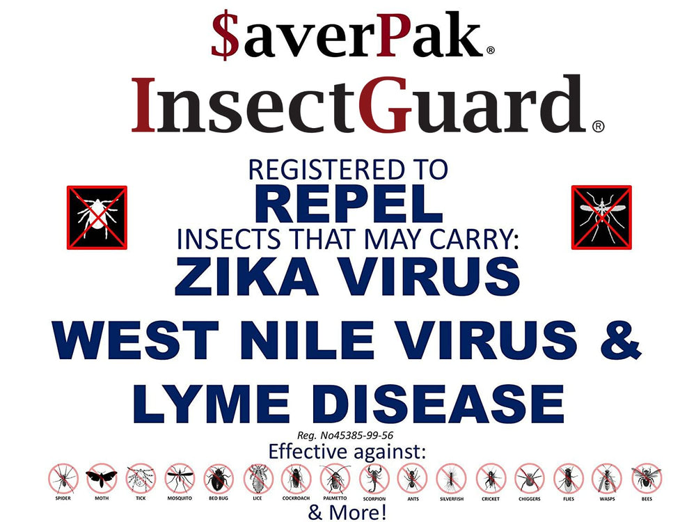 AverPak InsectGuard spray-mist evenly coats clothing and gear for extended protection.