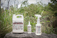AverPak InsectGuard tent-exterior and backpack-surfaces after treatment.