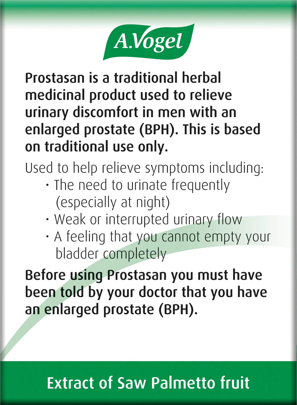 A.Vogel Prostasan daily-use setup shows easy routine integration